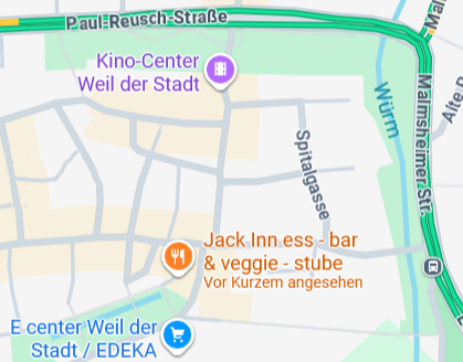 Standort des Jack Inn in Weil der Stadt auf Karten-Vorschau
