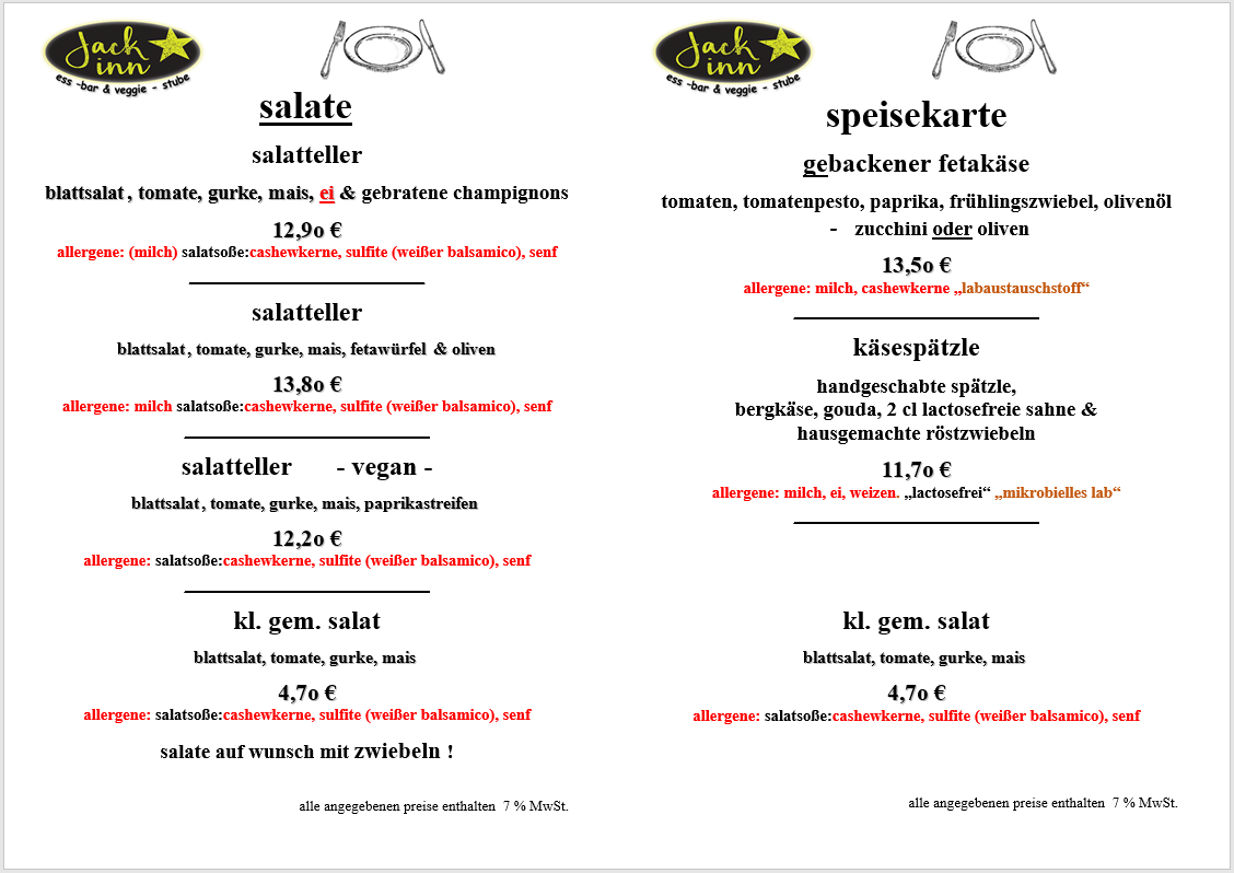 Hauptspeisen: Käsespätzle, Veggie-Burger, Ofengemüse mit Quinoa